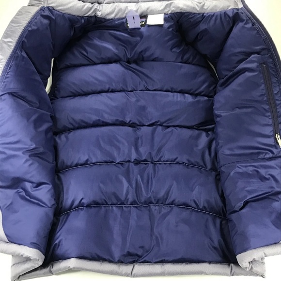 Patagonia Sweater Vest Goose Down Puffer Light Purple Full Zip Womens XSmall - Picture 4 of 8